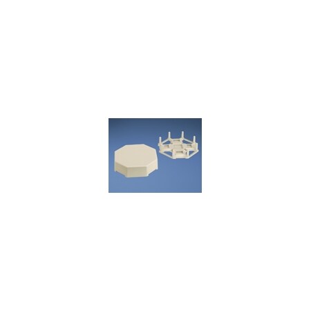 Panduit FOUR CUBICLE DROP FITTING, PAN-WAY OFFICE STYLE, OFFICE SLATE ROHS OFR20OFCR70OS4